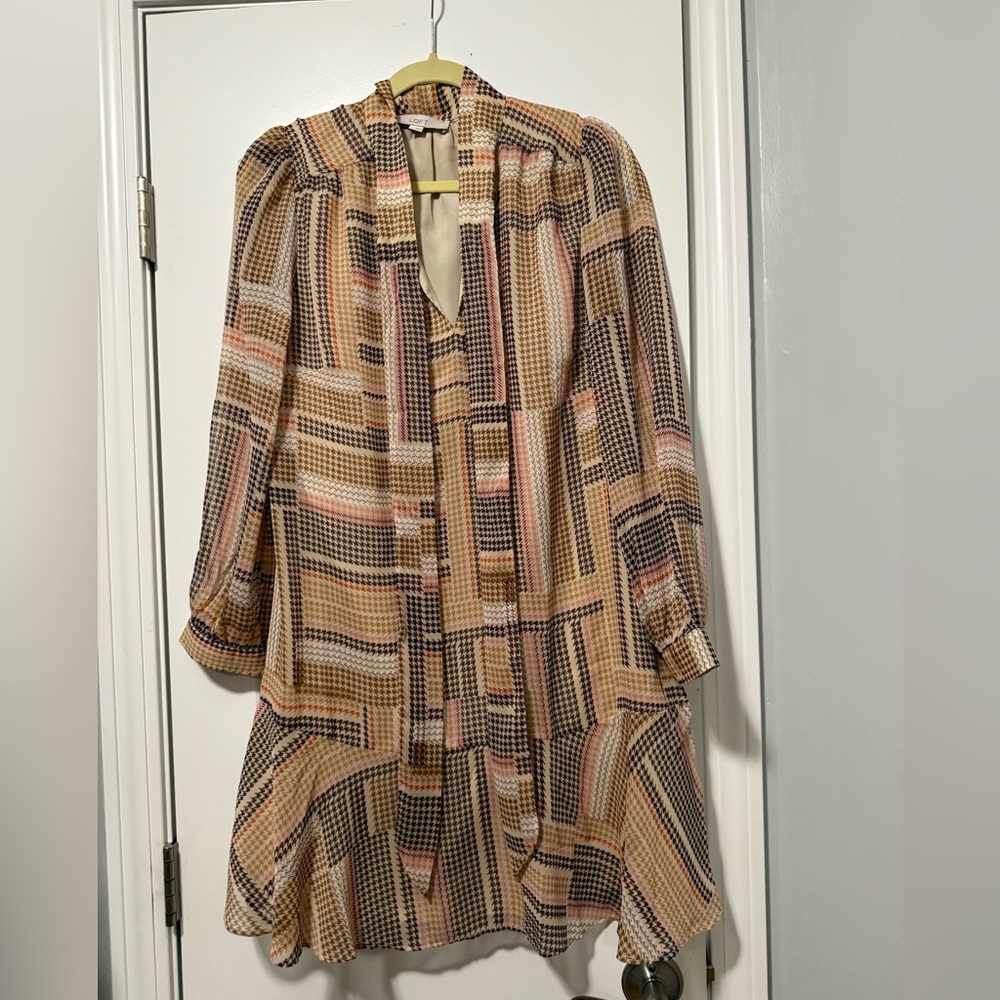 LOFT Long Sleeve Dress